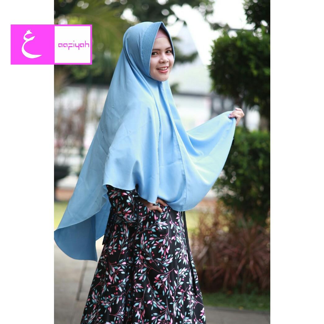 Khimar Bergo Syar'i Wolfis - Jilbab Pet Murah - Jilbab Pet Terbaru - Jilbab Instan Syar'i - Bergo Kerudung Khimar Pet Syari Jumbo Pet Antem - Hijab Syari Jumbo Besar Pinguin Instan Premium