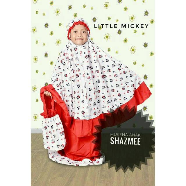 Mukena anak shazmee kain katun XL
