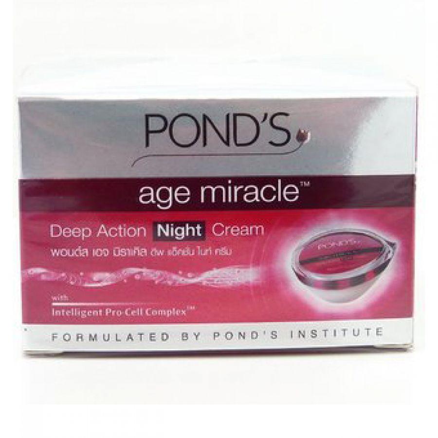 Ponds Age Miracle Deep Action Night Cream 10gr Facial Care Perawatan Wajah Alami - Best Seller
