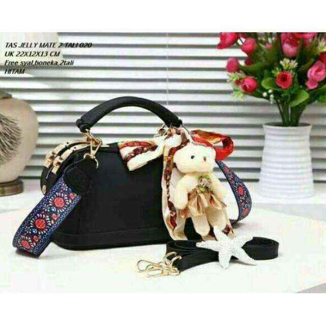 Tas Jelly Matte Furla Doctor 2 Strap ( gratis boneka & syal )