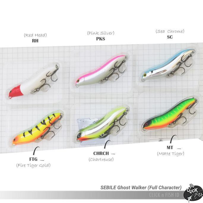 Sebile Ghost Walker Jig 052-Fl-Mt 52Mm / 3.2Gr Mt (Matte Tiger) - Kjsfhia