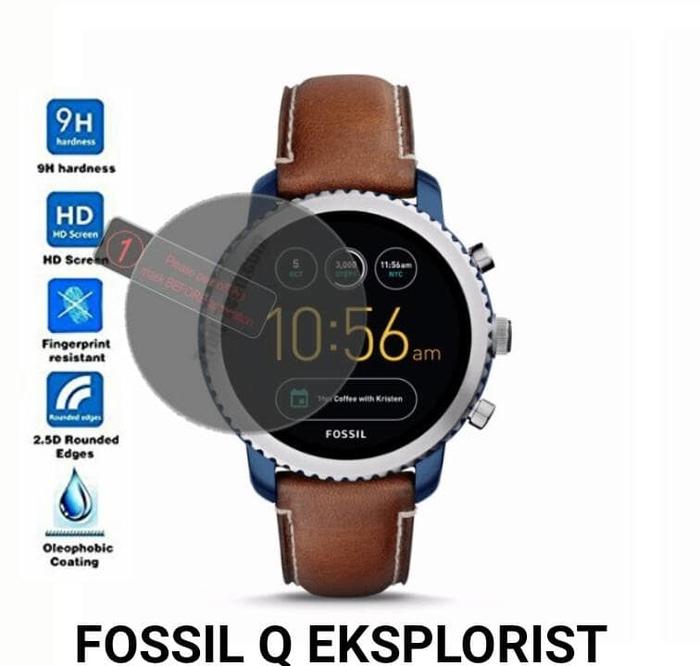 Tempered Glass Smartwatch Fossil Q Explorist
