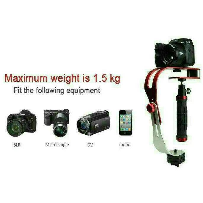 STEADYCAM/STABIL VLOG~CAMERA-DSLR-SMARTPHONE-HANDYCAM-GOPRO/BODY BESI. - ELEKTROZONE