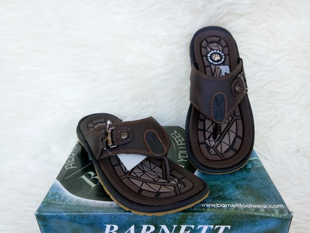 Sandal Kasual Pria - Barnet Galaxy 01 - Brown - Sandal Murah