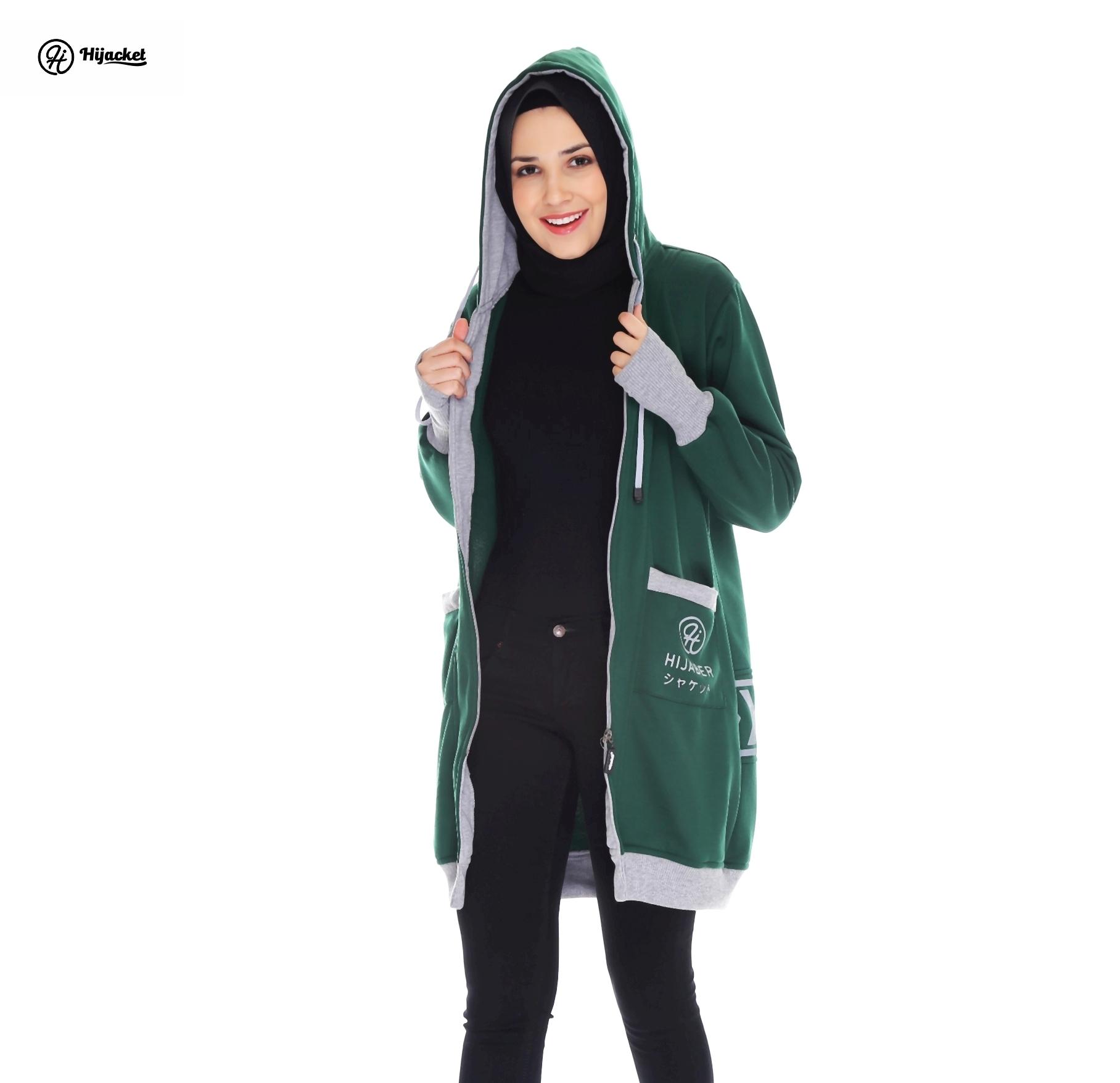 Jaket Sporty Japan Style Hijacket Green Yukata