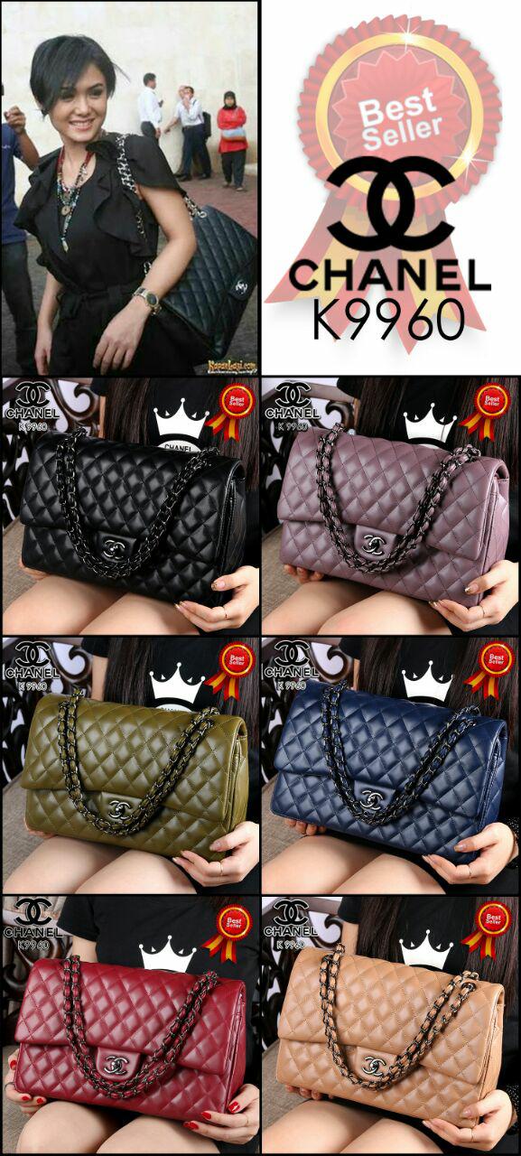 TAS WANITA BRANDED IMPORT CHANEL YUNI SHARA 9960 MURAH