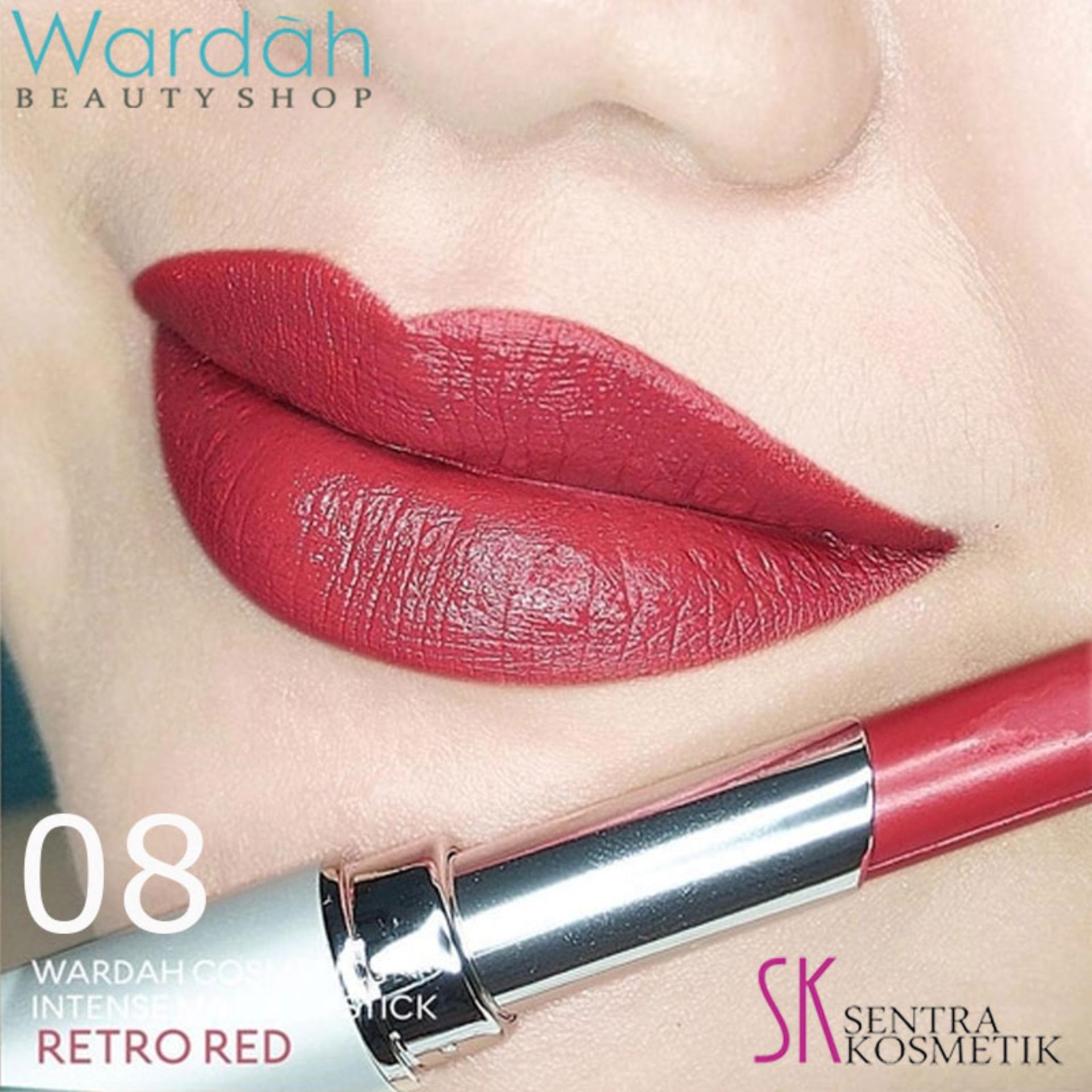 Wardah INTENSE MATTE LIPSTICK 08 - Retro Red