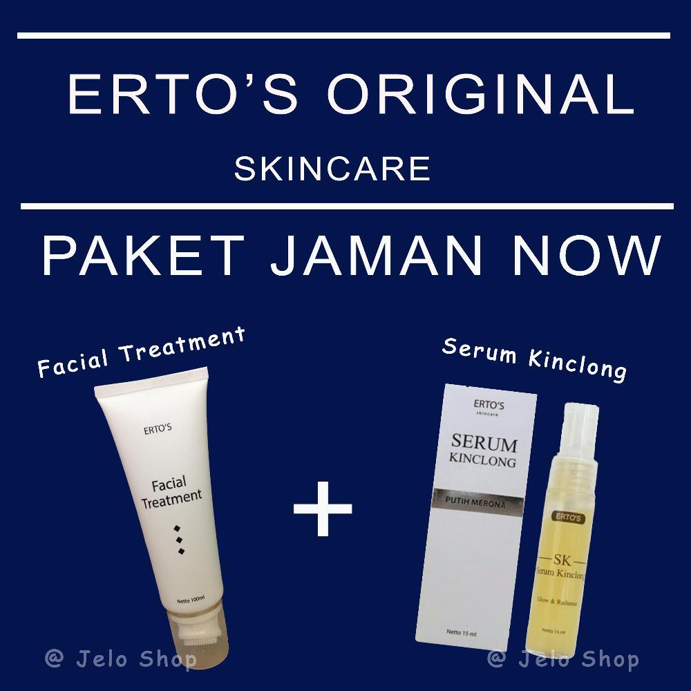 Paket Hemat Ertos Jaman Now Facial Treatment and Serum Kinclong  di lapak JeLo Shop jeloshop