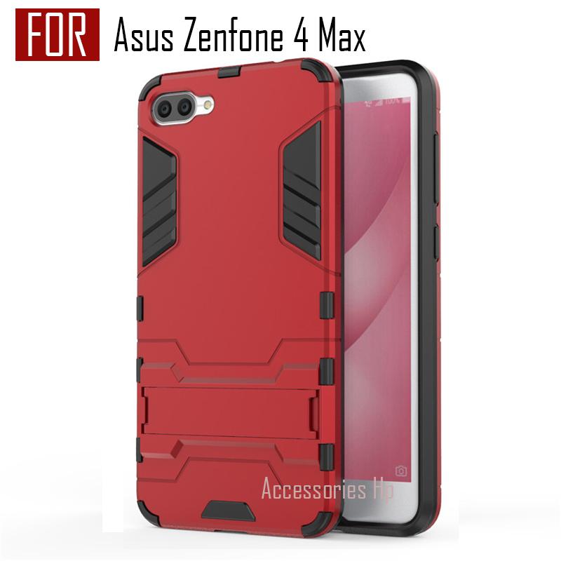 Accessories Hp ProCase Kickstand Hybrid Armor Iron Man PC+TPU Back Cover Case for Zenfone 4 Max ZC554KL