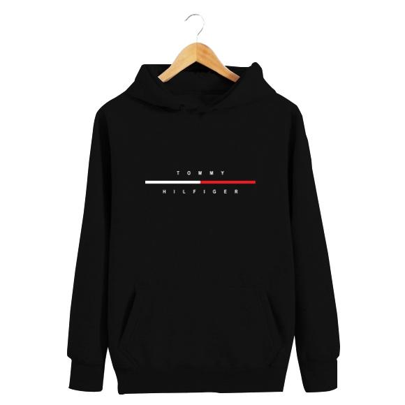 sweter hoodie cotton fleece tomy hilfiger