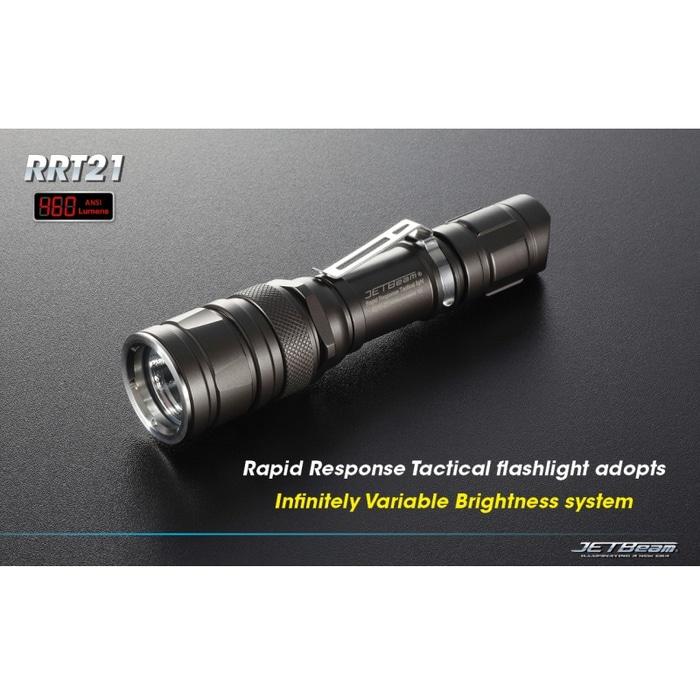 Jetbeam RRT-21 Senter LED CREE XM-L 460 Lumens Black