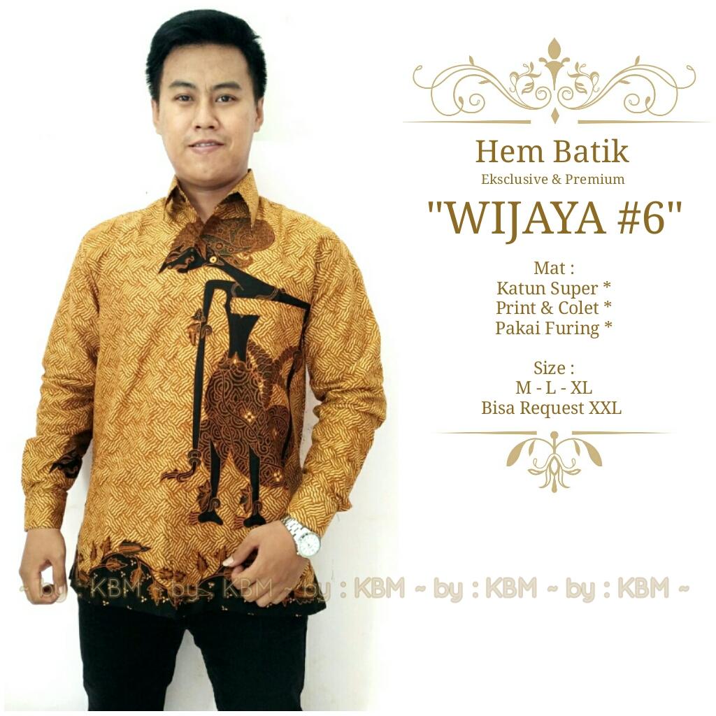 promo kemeja hem batik eksclusive dan premium wijaya #6