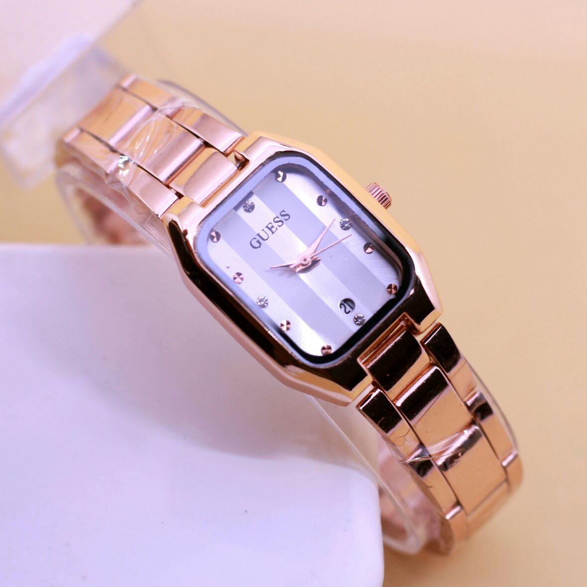 Jam tangan fashion wanita guess rantai tgl