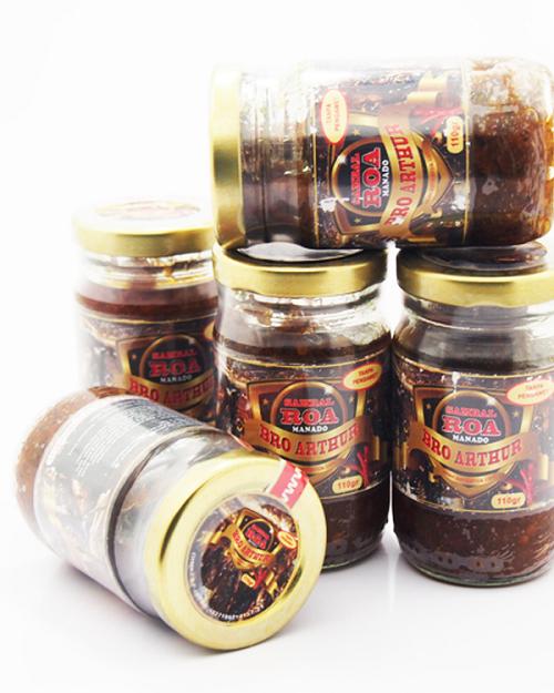 Risti Beauty - Sambal Ikan Roa Sambel Galafea Asap Khas Manado Bro Arthur 220 Gram - Terlaris