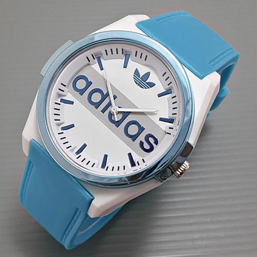 jam tangan wanita / cewek / Adidas jtr 070 biru NEW
