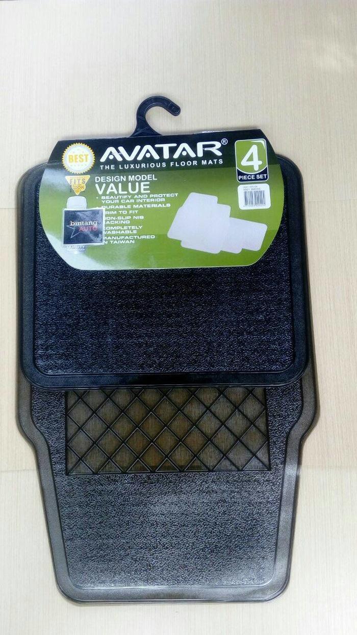 Karpet Mobil Universal Hitam Transparan,