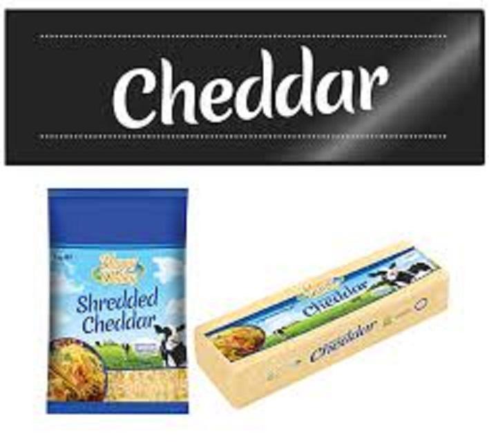 Cheddar Cheese Block 2 kg + Sertifikat Halal + Product Info