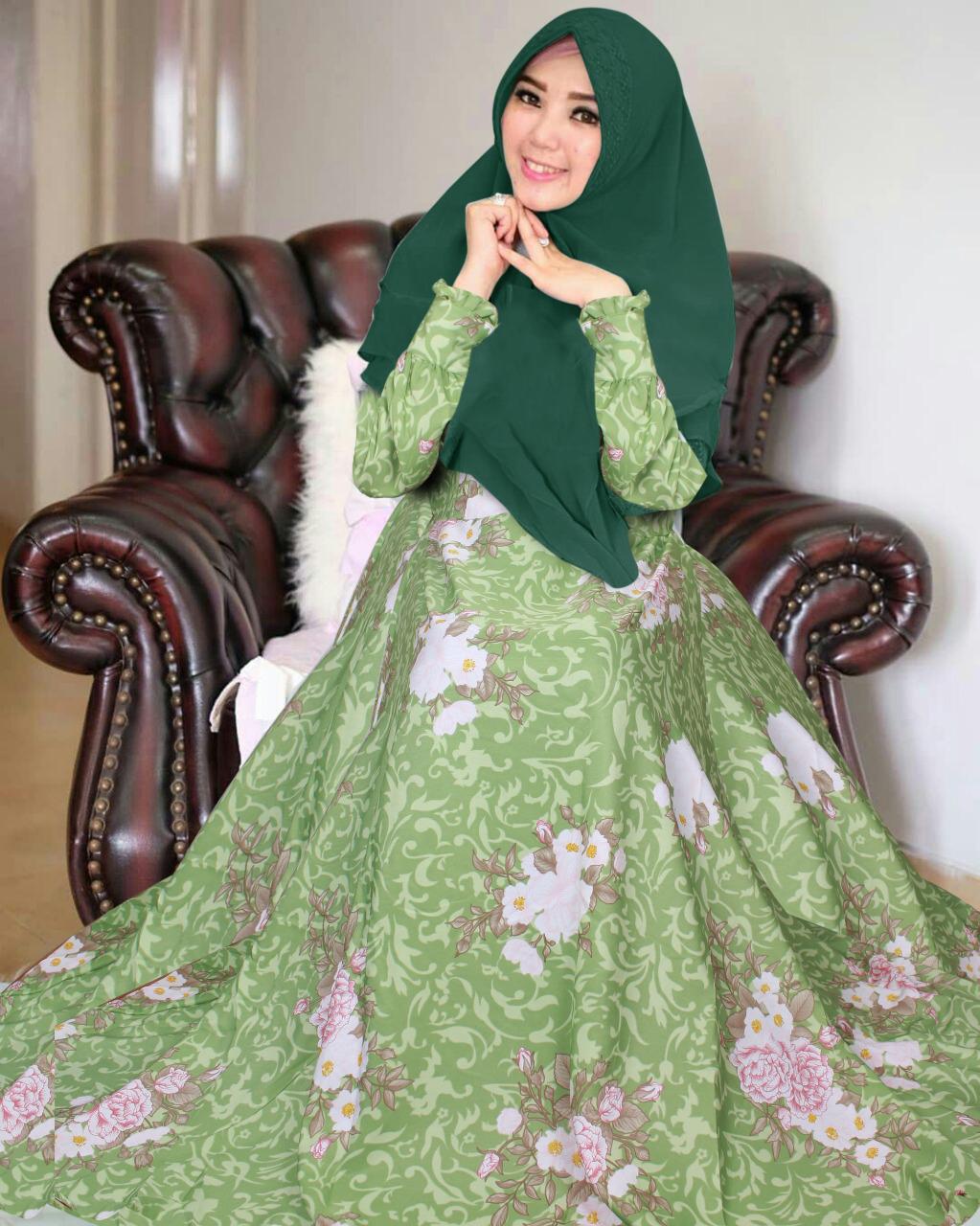 BAJU GAMIS SYARI BAJU MUSLIM WANITA BAJU MUSLIM JUMPSUIT BAJU WANITA TREND MASA KINI LD 110 CM PJ 140 CM