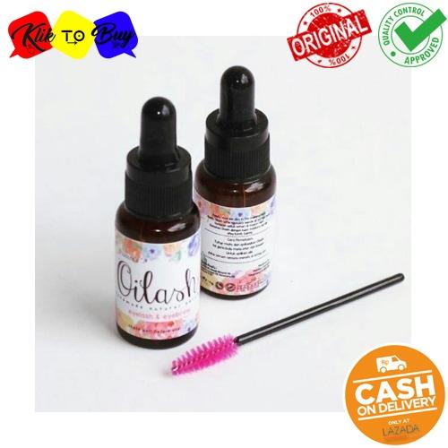 KTB - Oilash Lash & Brow Natural Serum Original by Pulchra / Serum Pemanjang & Penebal Bulu Mata/Alis + Sisir Maskara - 1 Pcs