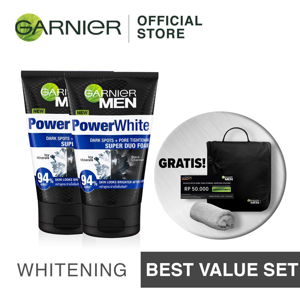 HOT PROMO Garnier Men Super Kit Ekslusif + Voucher Fashion Pria Lazada 50K