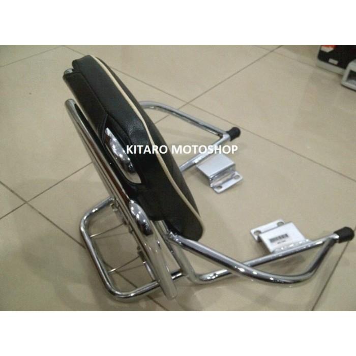 TERBARU 2018 Sandaran Jok Belakang Motor Matic Stainless BUNG BOON Made In Thailand Murah