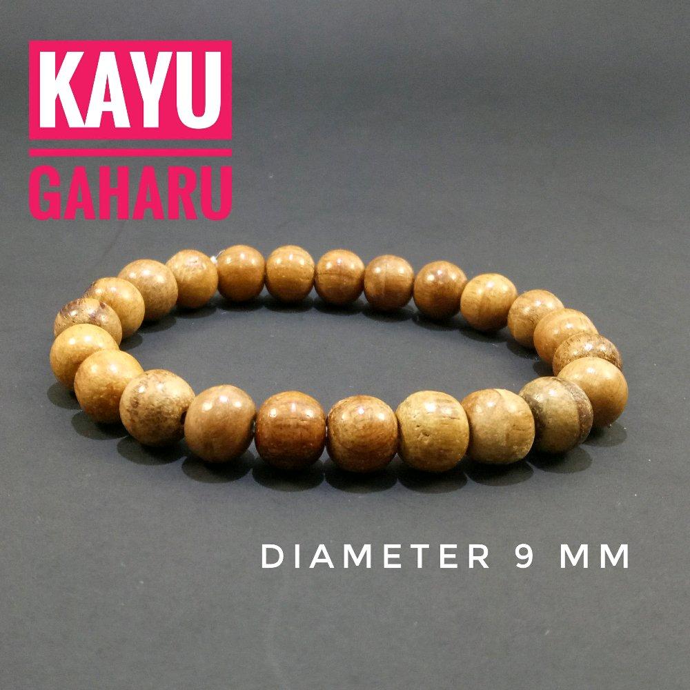 Gelang Kayu Gaharu Wangi Asli Kalimantan Diameter 8 Mm Buat Yg Mau Tampil Oke