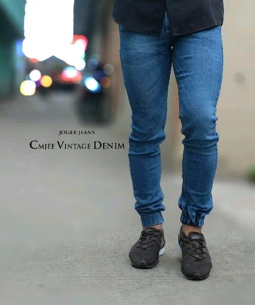 Ez celana jogger jeans pria good quality