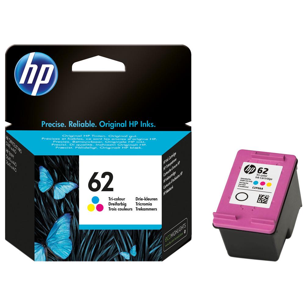 Tinta HP 62 COLOR Cartridge ORIGINAL HP OFFICEJET-200-250
