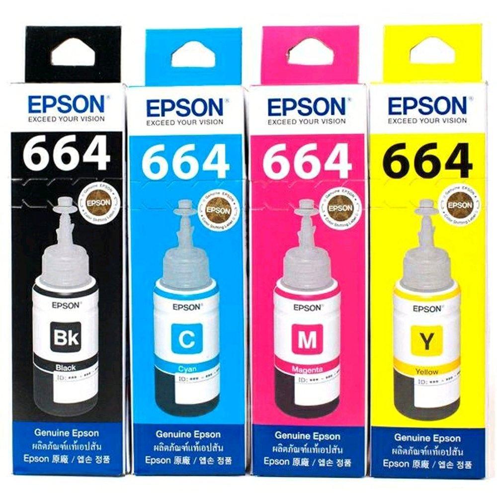 Tinta Printer Epson T664 Series Original - Tinta Botol Untuk Printer Epson L120 L220 L360 L380