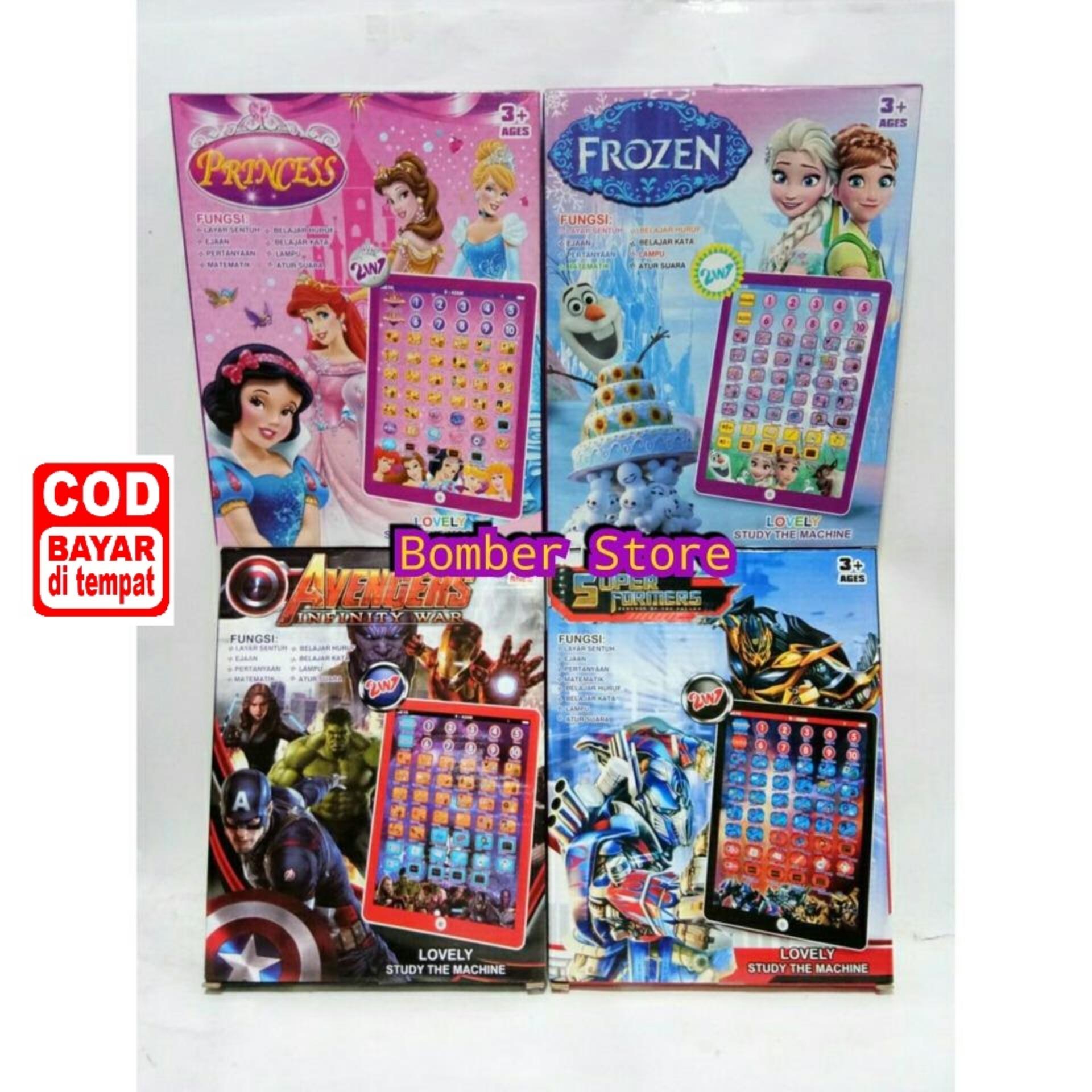 Mainan Anak Ipad Mainan karakter - I Pad Karakter dengan 8 program edukasi