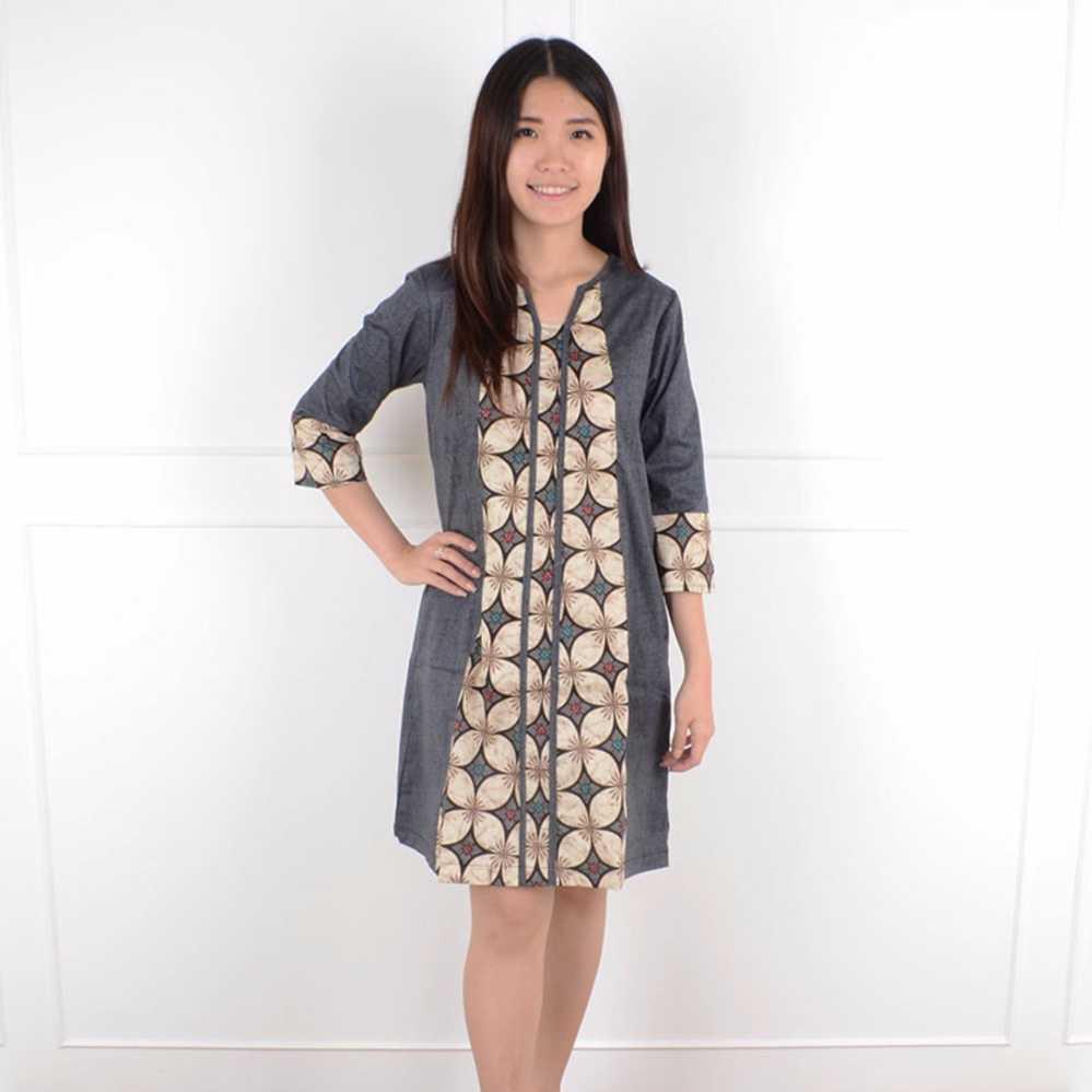Best Seller!!! De Voile Dress Batik Wanita Winata Cm Long Dress Keren Terbaru Murah