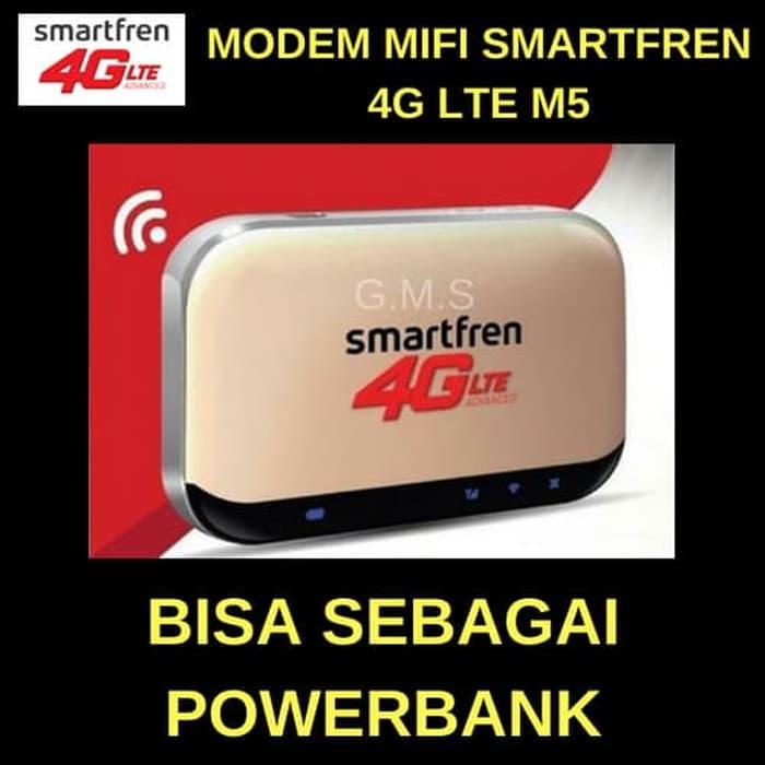 Hemat10%!! Modem Smartfren Mifi Andromax 4G Lte M5 Powerbank - ready stock