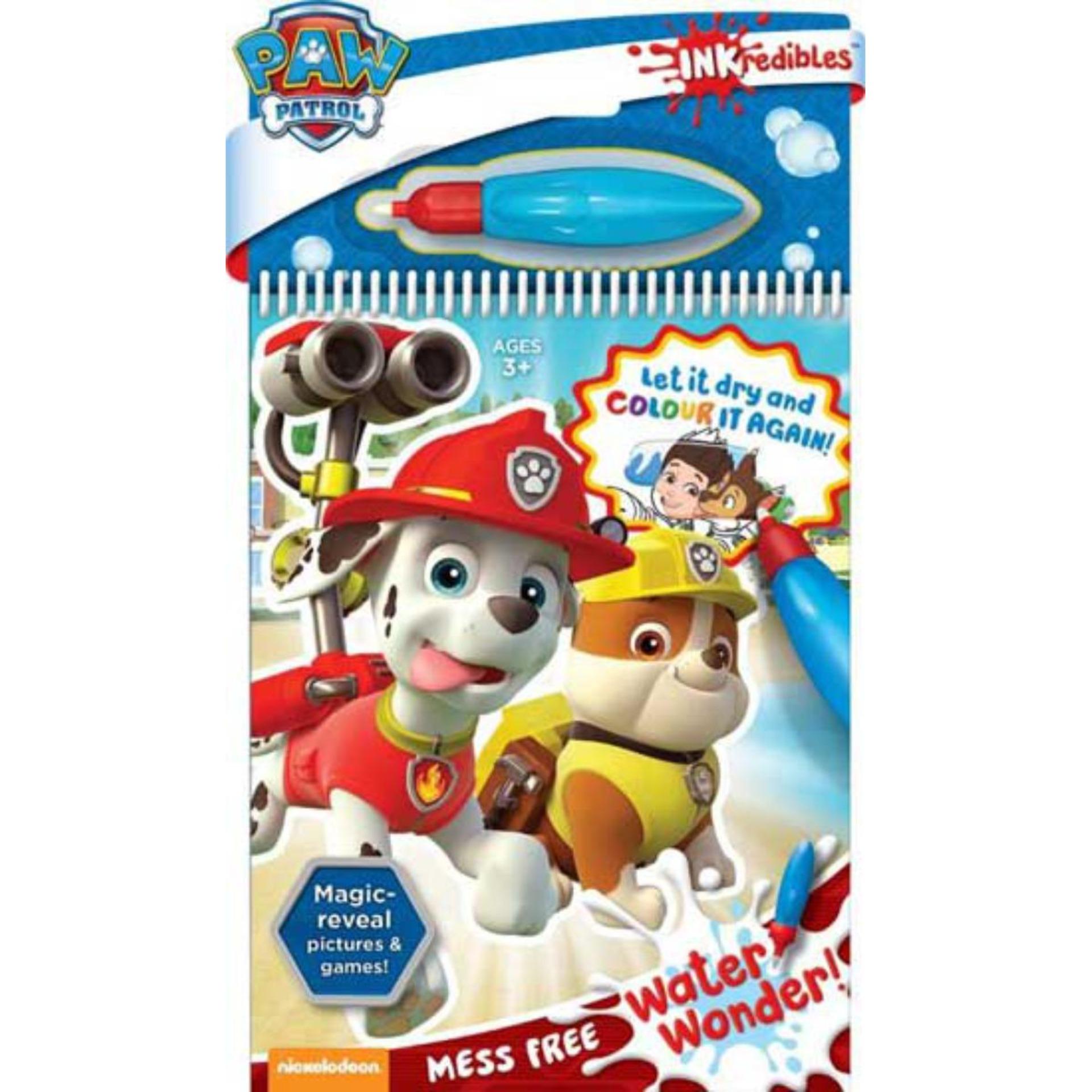 OBRAL MURAH Buku Edukasi Anak INKredibles Mess Free Water Wonder Paw Patrol (includes water pen) Stories for Kids