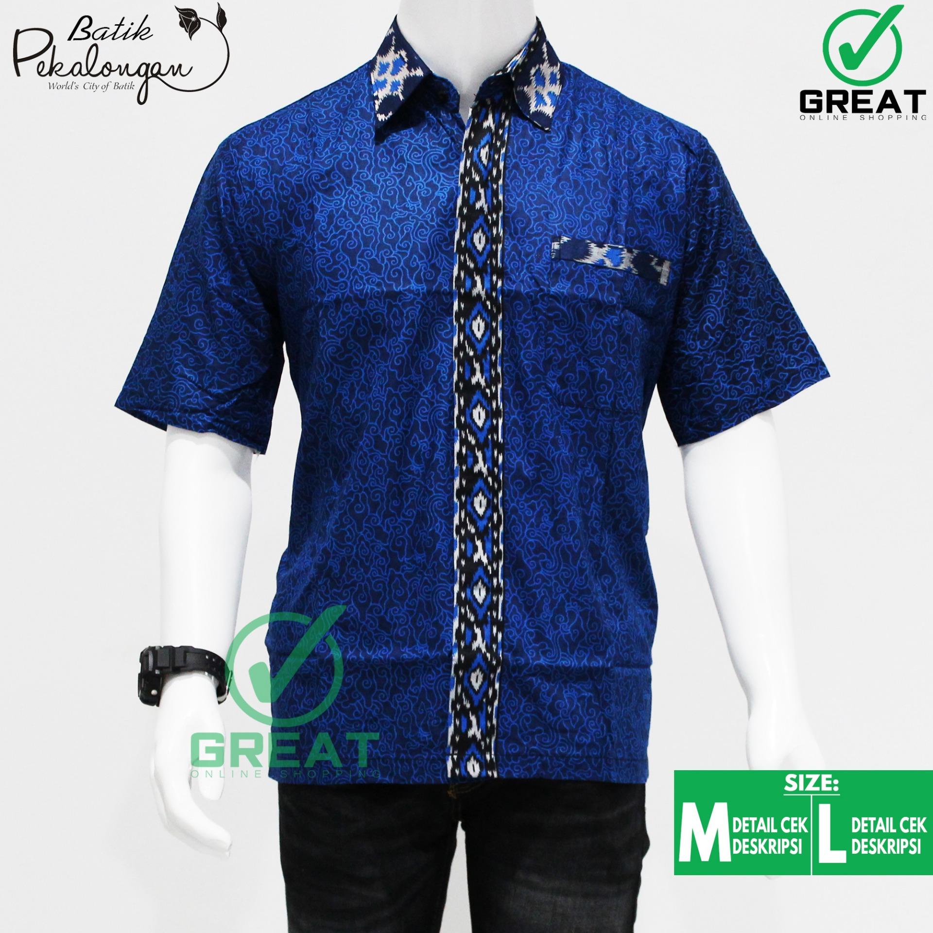 Kemeja Batik Pria Terbaik & Terbaru Baju Batik Pria Kemeja Batik Pekalongan Batik Model 015
