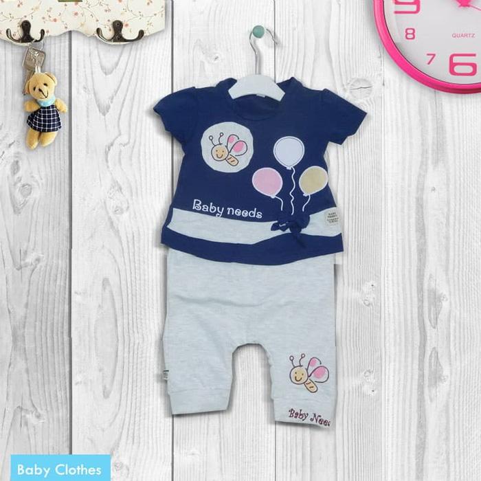 Stelan Baju Bayi Motif Baby Need Dragonfly
