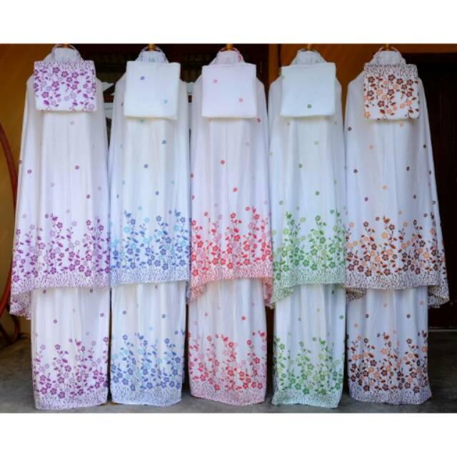 Mukena Bali White Flower Minimal order 60 pcs
