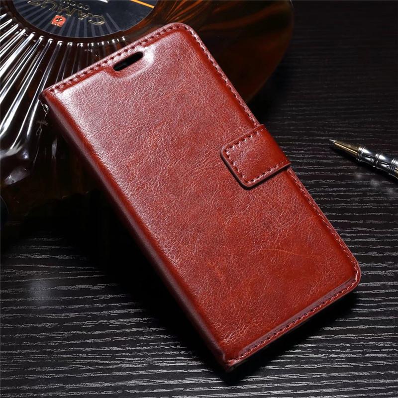 FLIP COVER WALLET Vivo Y55 Y55s Leather Case Kulit Dompet Casing Retro Vintage Premium Kick Stand Magnetic Lock