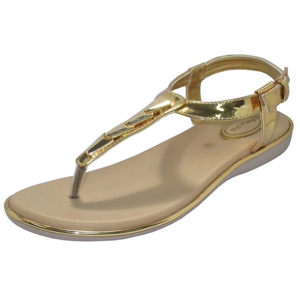 EKYDO SANDAL STATE-01 L GOLD
