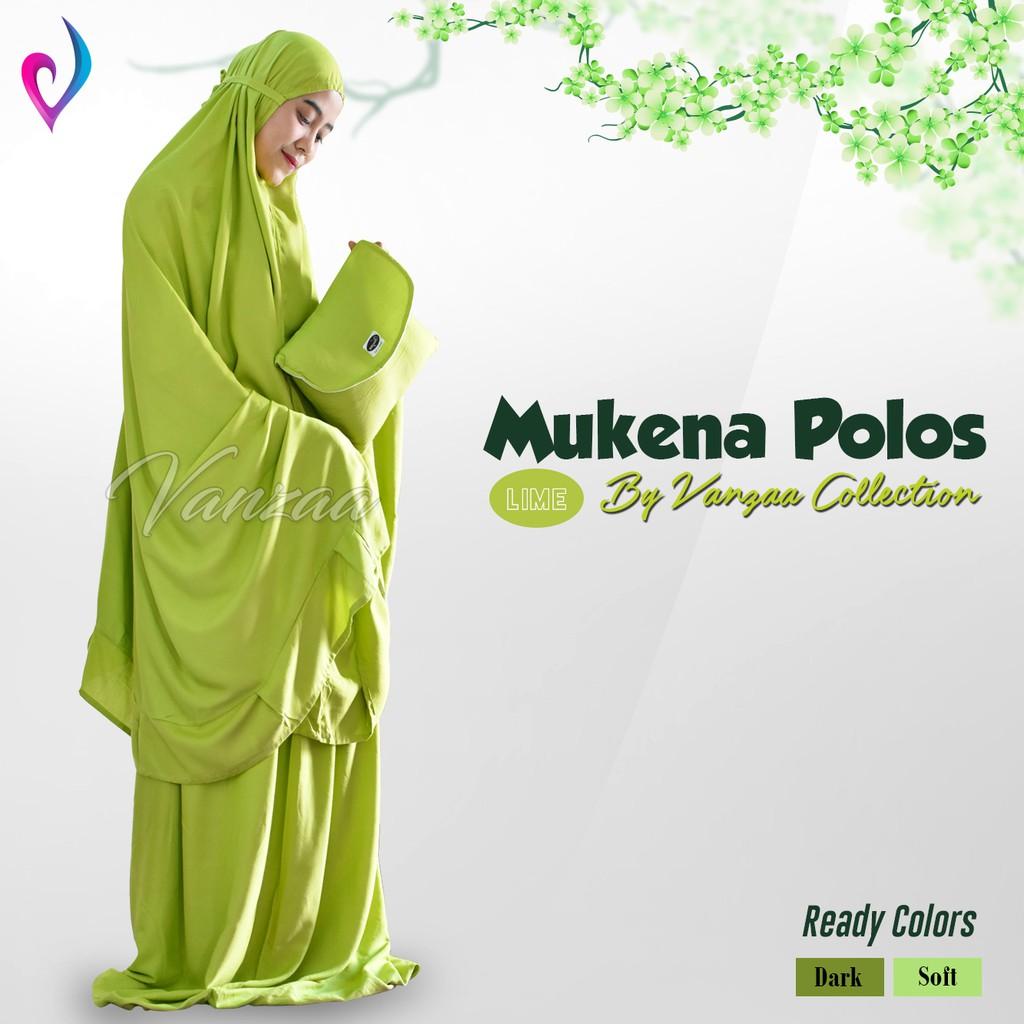 MUKENA EKSKLUSIF BALI POLOS by VANZAA LIME