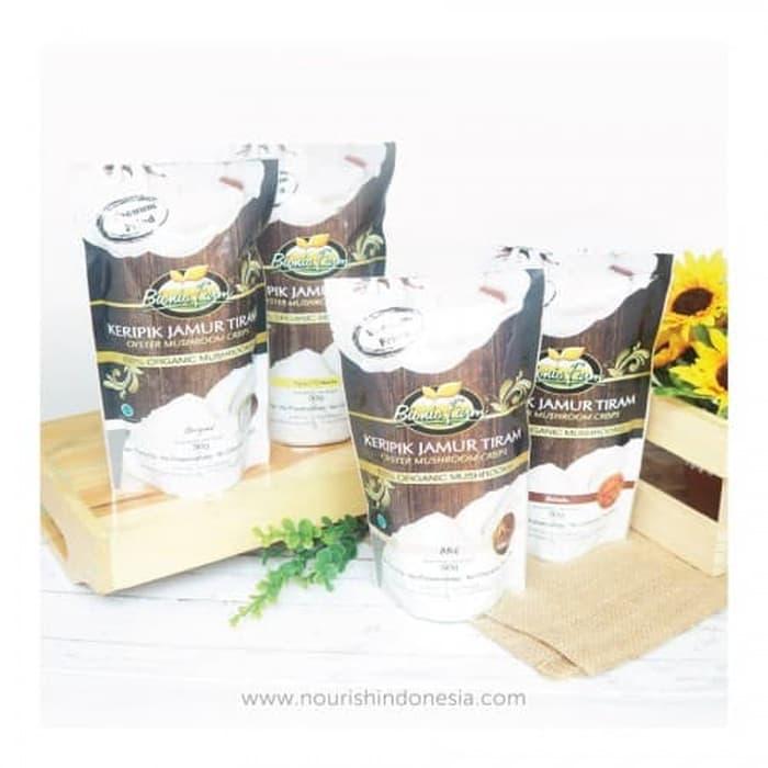Nourish Indonesia - Bionic Farm, Keripik Jamur Tiram Organik 50 Gr Bisa COD