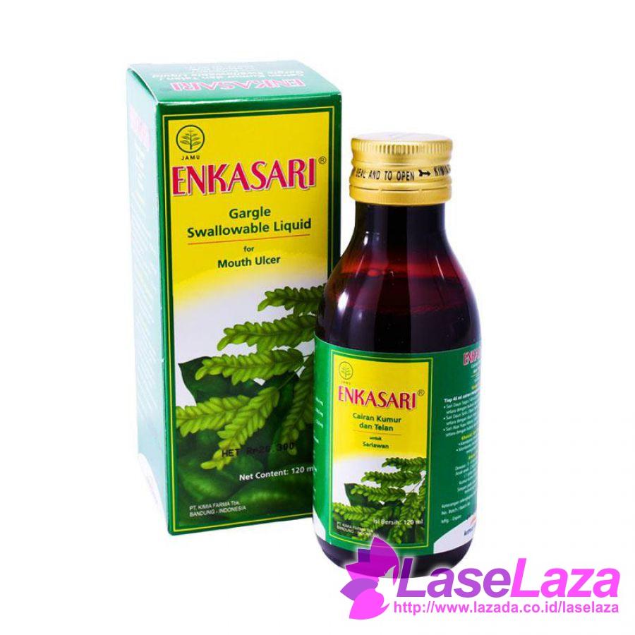 Kimia Farma Enkasari Cairan Kumur Dan Telan (120 Ml) Sempurna Membunuh Kuman Membandel Dalam Mulut