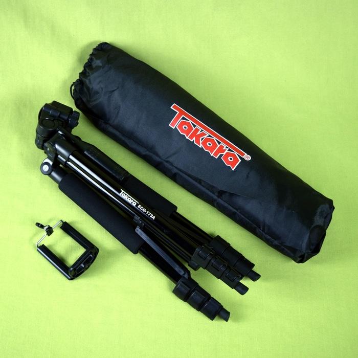 Tripod Takara ECO-173A buat Camdig, Handycam, DSLR dan Hp + Holder U