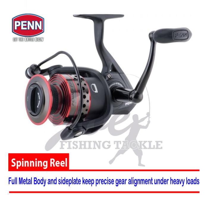 BEST SELLER!!! Penn Fierce II 3000 Spinning Reel - Black Red Smoke - Alat Pancing - tnQgTM