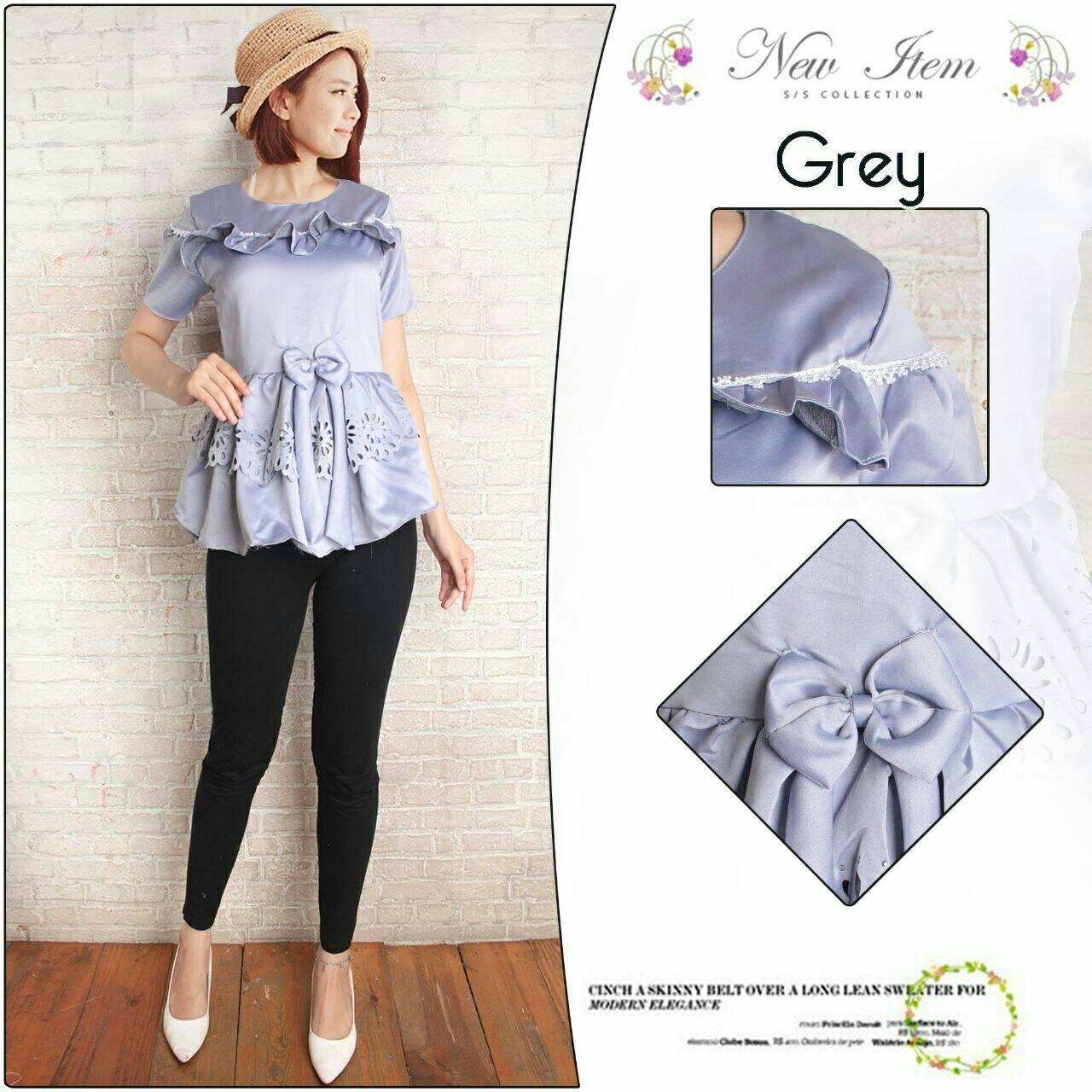 JC - BLOUSE VALENCIA I PITA I FASHION WANITA TERKINI I FOTO ASLI I REAL PICT I