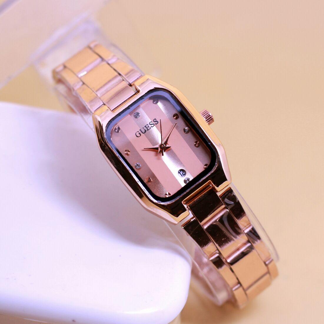 Jam tangan fashion wanita guess rantai tgl