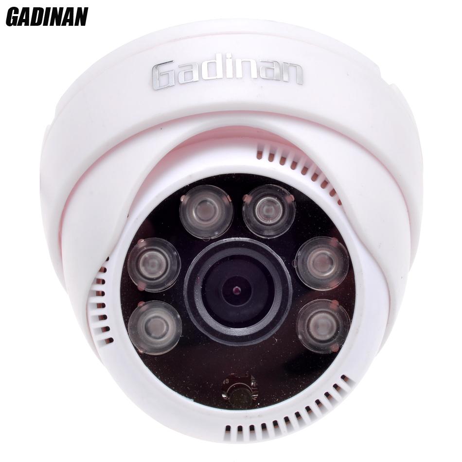 Gadinan Analog CMOS 800TVL 1000TVL IR-CUT Filter 2.8 Mm Lensa Sudut Lebar Modus Malam Keamanan Kubah Dalam Ruangan Kamera CCTV Keluaran BNC (NTSC) -Intl