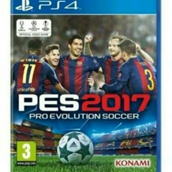 Kaset PES 2017 PS4 (bekas)
