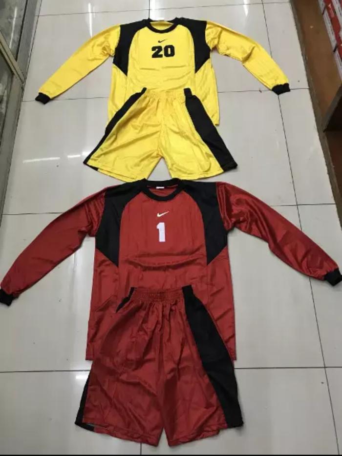 kaos baju kiper dewasa sepak bola dan futsal bahan salur - 2Zl8Vr