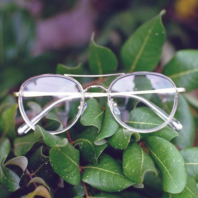 Frame Kacamata Minus Linda Farrow 3369 Pria Wanita Bening - Djfpwjg
