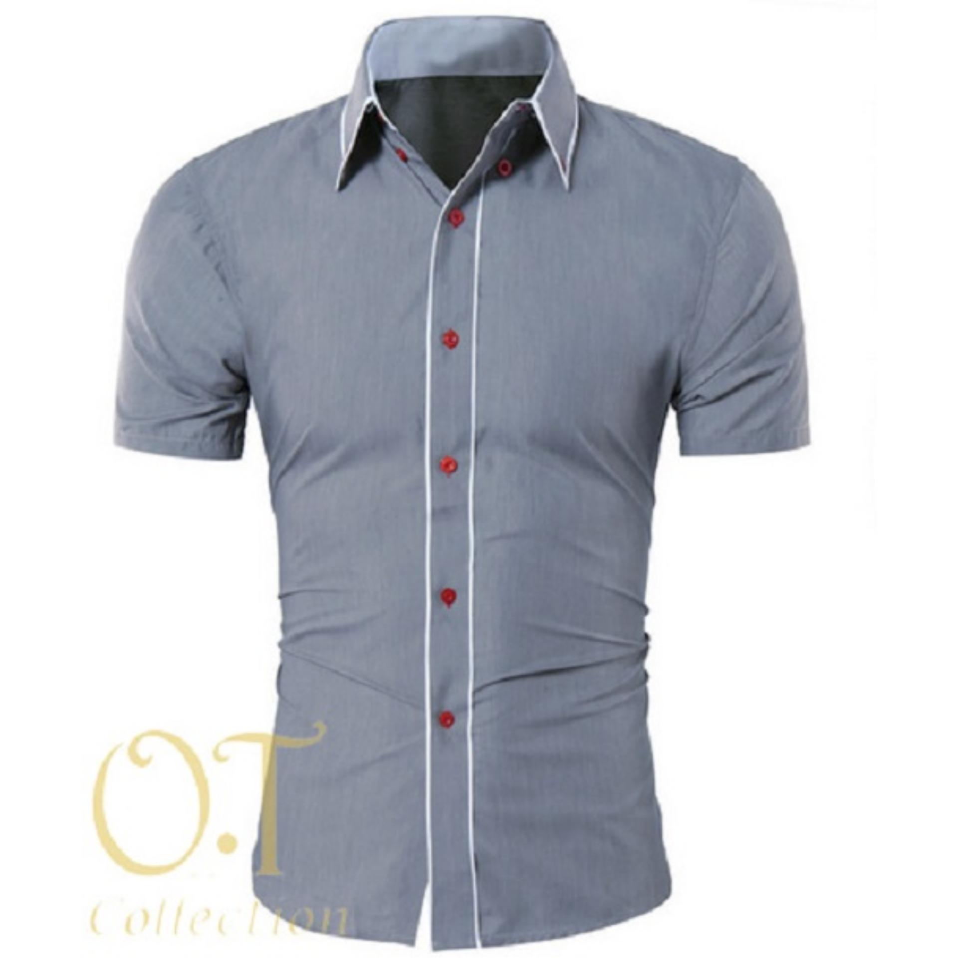 New Item! Kemeja Pria Katun Stretch AbuKode Dhala-FASH302